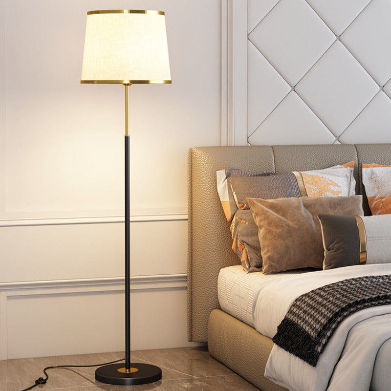 Fabric Lampshade LED Floor Lamp